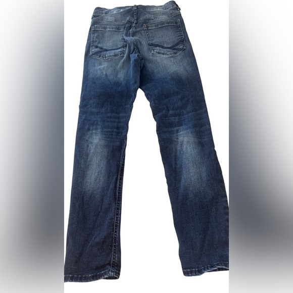 Slim Blue Jeans with Distressed Details - Picture 6 of 8